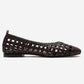 ELVARIS - Cognac Woven Ballet Flat (Women)