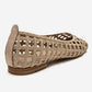 ELVARIS - Beige Woven Ballet Flat (Women)