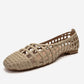 ELVARIS - Beige Woven Ballet Flat (Women)
