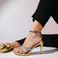 Laredo - Gold Embellished Platform Heel Evening Shoe (Women)