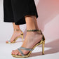 Laredo - Gold Embellished Platform Heel Evening Shoe (Women)