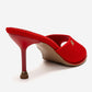 WENDY - Red Stiletto Heel Sandal (Women)