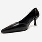 Arel - Genuine Leather Black Stiletto Heel (Women)