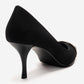 Kendra - Genuine Leather Black Stiletto Heel (Women)