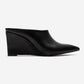 SENSO - Black Wedge Heel Mule (Women)