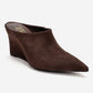 SENSO - Brown Wedge Heel Mule (Women)