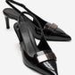 SOLLENNE - Black Stiletto Pump (Women)