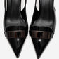 SOLLENNE - Black Stiletto Pump (Women)