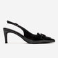 SOLLENNE - Black Stiletto Pump (Women)