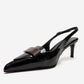 SOLLENNE - Black Stiletto Pump (Women)