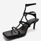 Viento - Black Stiletto Heel Shoe (Women)