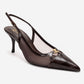 Orella - Brown Stiletto Heel Shoe (Women)