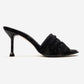 Karina - Black Stiletto Mule (Women)