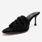 Karina - Black Stiletto Mule (Women)