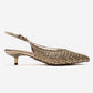 Orelis - Gold Kitten Heel Shoe (Women)