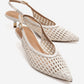 Orelis - White Kitten Heel (Women)