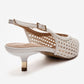Orelis - White Kitten Heel (Women)