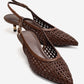 Orelis - Brown Kitten Heel (Women)