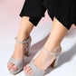 Owego - Rose Glitter Platform Heel Dress Shoe (Women)
