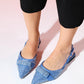 Kelp - Denim Blue Flat Sandal (Women)