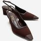 HILDA - Brown Block Heel Pump (Women)
