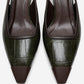 HILDA - Green Block Heel Pump (Women)