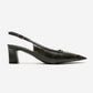 HILDA - Green Block Heel Pump (Women)