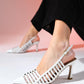 Rennes - White Pointed Toe Strappy Stiletto (Women)