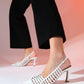 Rennes - White Pointed Toe Strappy Stiletto (Women)