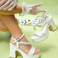 Milton - Pearl Platform Heel Evening Shoe (Women)