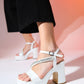 Milton - Pearl Platform Heel Evening Shoe (Women)