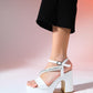 Milton - Pearl Platform Heel Evening Shoe (Women)