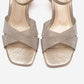 MILAGRO - Gold Block Heel Pump (Women)