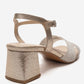 MILAGRO - Gold Block Heel Pump (Women)