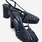 WILDA - Navy Block Heel Pump (Women)