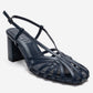 WILDA - Navy Block Heel Pump (Women)
