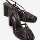 WILDA - Brown Block Heel Pump (Women)
