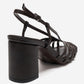 WILDA - Brown Block Heel Pump (Women)