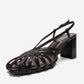 WILDA - Brown Block Heel Pump (Women)