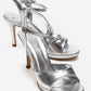 POISE - Silver Platform Stiletto Pump (Women)