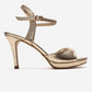 POISE - Gold Platform Stiletto Pump (Women)