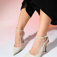 Ubuntu - Ecru Pointed Toe High Heel Pump (Women)