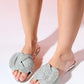 Obre - Silver Embellished Slide (Women)