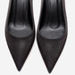 VELMIRA - Black Satin Stiletto Pump (Women)
