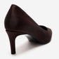 VELMIRA - Brown Satin Stiletto Pump (Women)