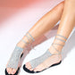 Pesca - Silver Ankle-Tie Sandal (Women)