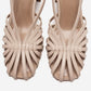 WILDA - Beige Block Heel Shoe (Women)