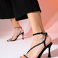 Almeria - Black High Heel Evening Shoe (Women)