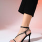 Almeria - Black High Heel Evening Shoe (Women)