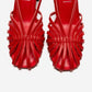 WILDA - Red Block Heel Shoe (Women)